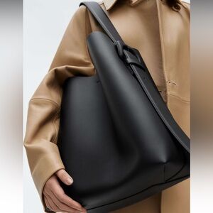 Arket Black Tote Bag